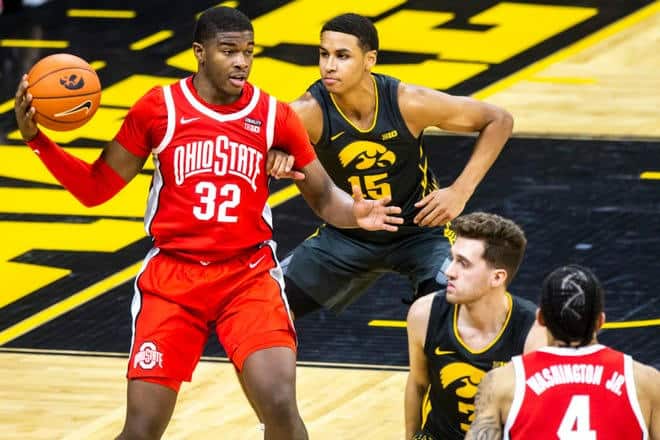 February 19th Iowa at Ohio State betting