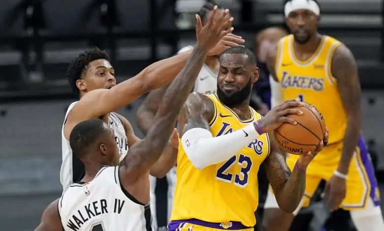 March 7th Lakers at Spurs betting