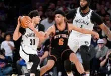 April 6th Nets at Knicks betting