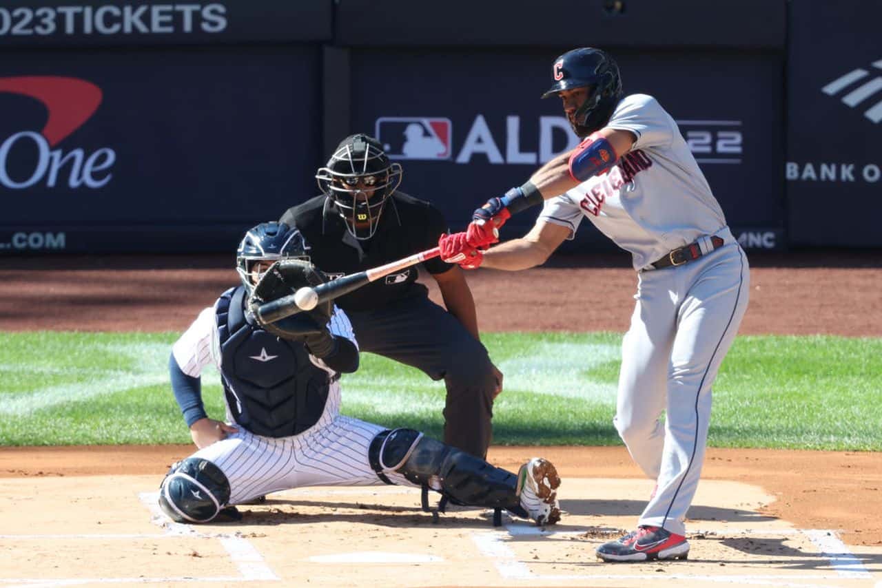 Game 5 Guardians at Yankees