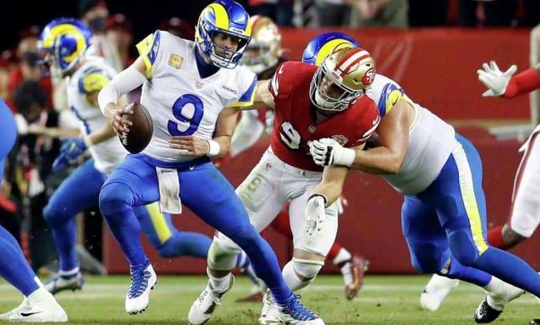 MNF Rams at 49ers betting