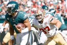 49ers at Eagles