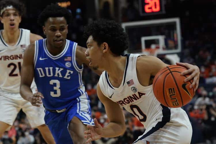 Duke at Virginia betting