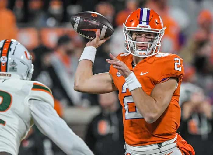 Week 8 Clemson at Miami betting