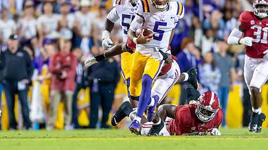 LSU at Alabama betting