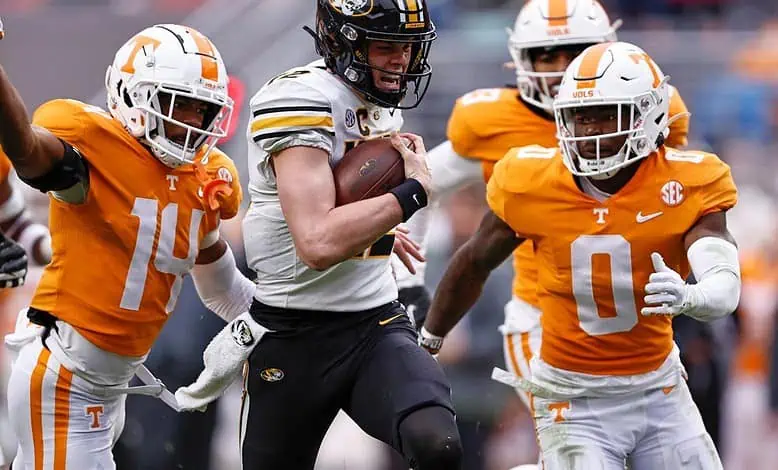 Missouri at Tennessee betting