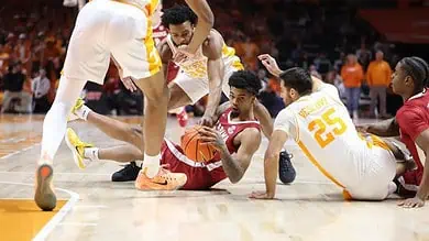 March 2nd Tennessee at Alabama betting