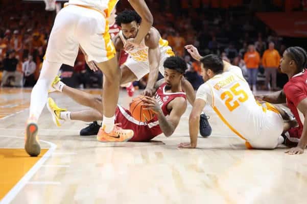 March 2nd Tennessee at Alabama betting